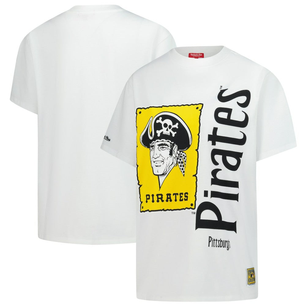 Pittsburgh Pirates Women's Cooperstown Collection Boyfriend T-Shirt White