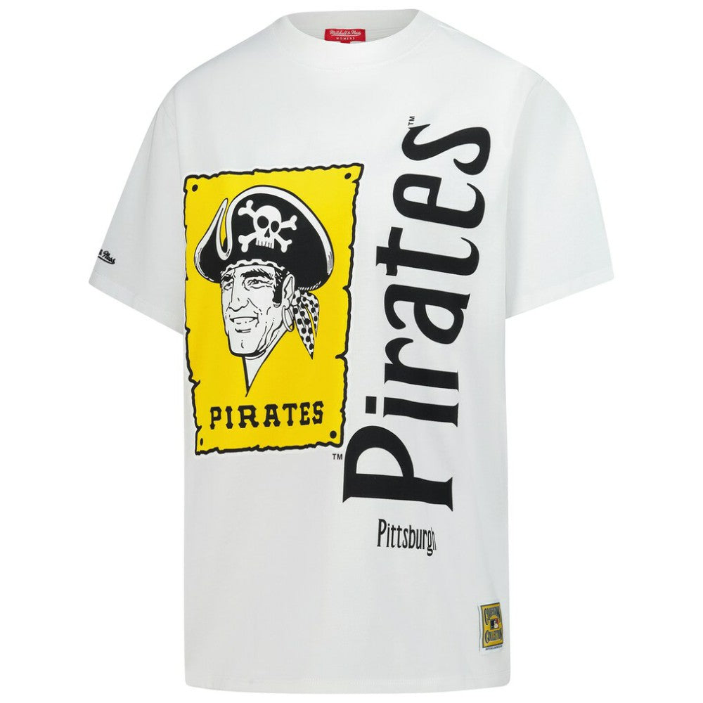 Pittsburgh Pirates Women's Cooperstown Collection Boyfriend T-Shirt White