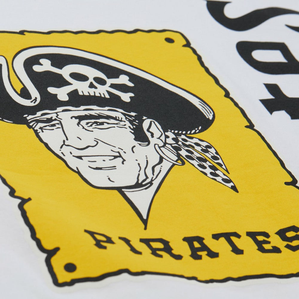 Pittsburgh Pirates Women's Cooperstown Collection Boyfriend T-Shirt White