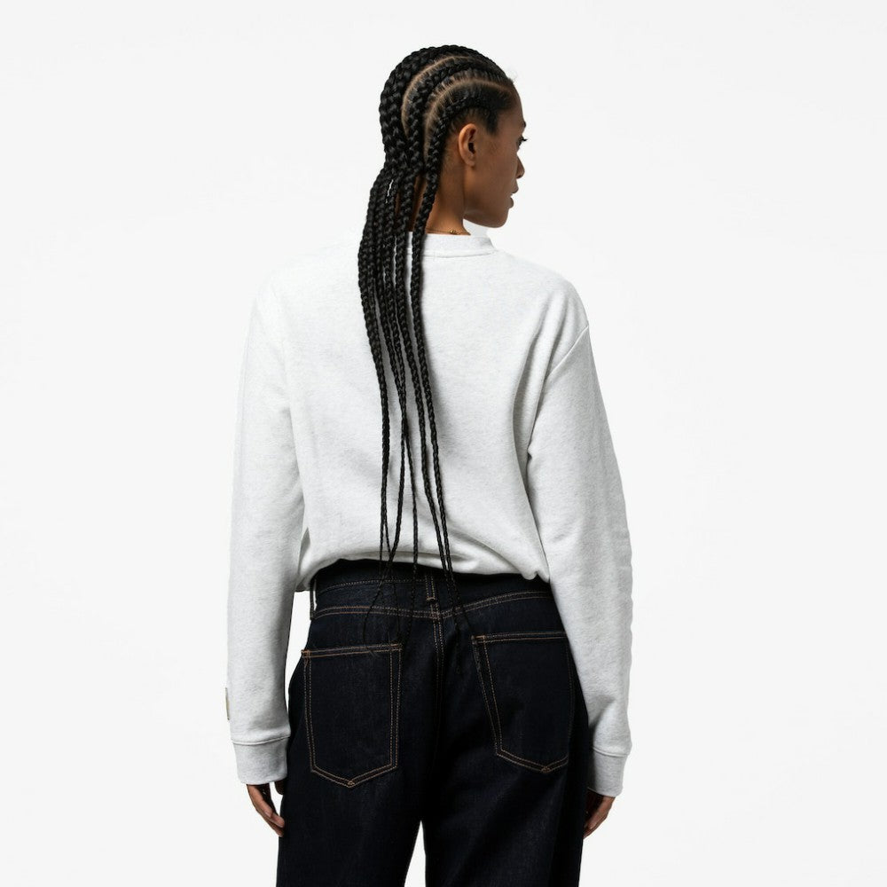 New York Yankees Women's Cropped Toggle Pullover Sweatshirt Heather Gray