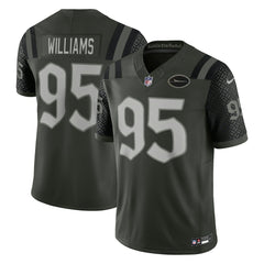 Quinnen Williams New York Jets 2025 Rivalries Collection Limited Jersey - Gotham Green on sale