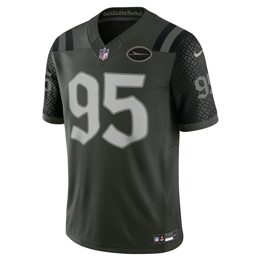 Quinnen Williams New York Jets 2025 Rivalries Collection Limited Jersey - Gotham Green on sale