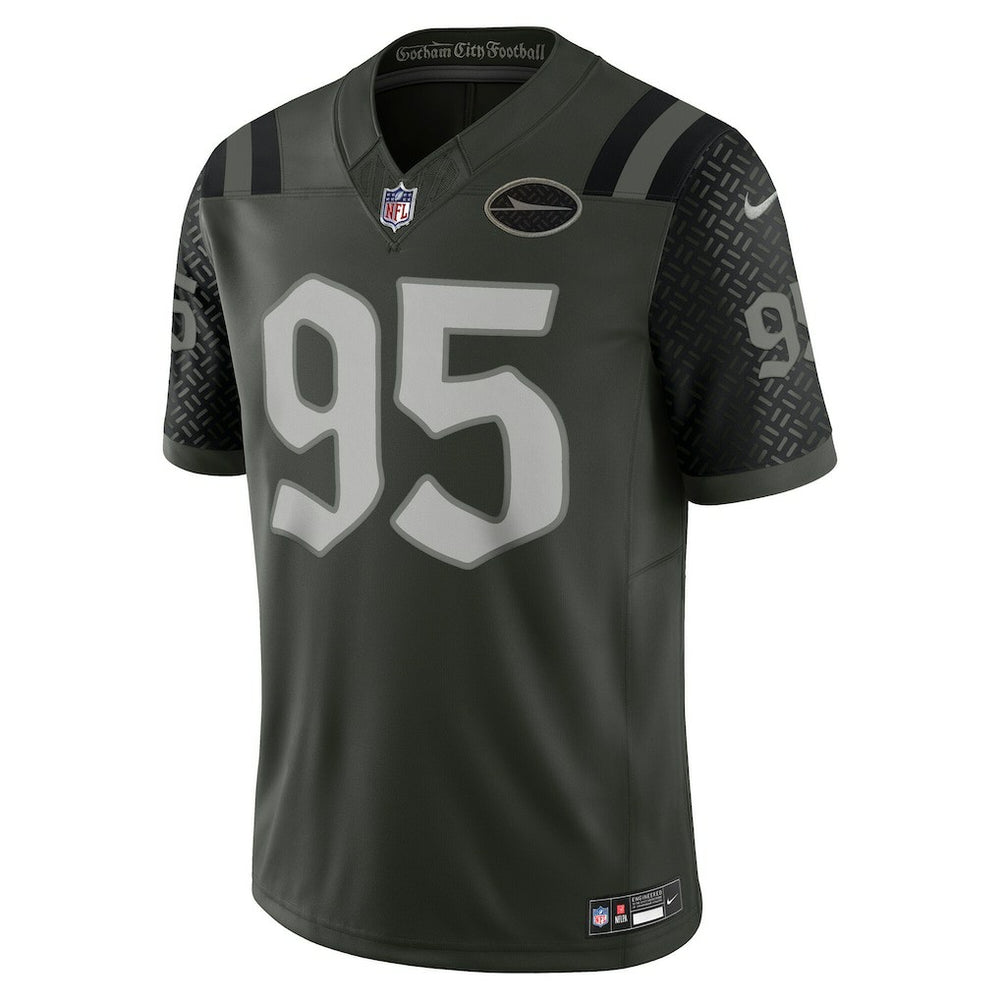 Quinnen Williams New York Jets 2025 Rivalries Collection Limited Jersey - Gotham Green on sale