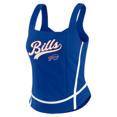Buffalo Bills WEAR by Erin Andrews Women's Square Neck Tank Top - Royal discount