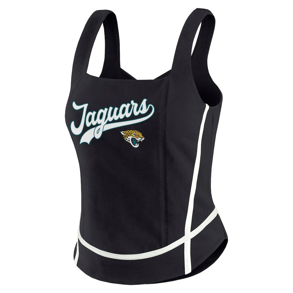 Jacksonville Jaguars WEAR by Erin Andrews Women's Square Neck Tank Top - Black online