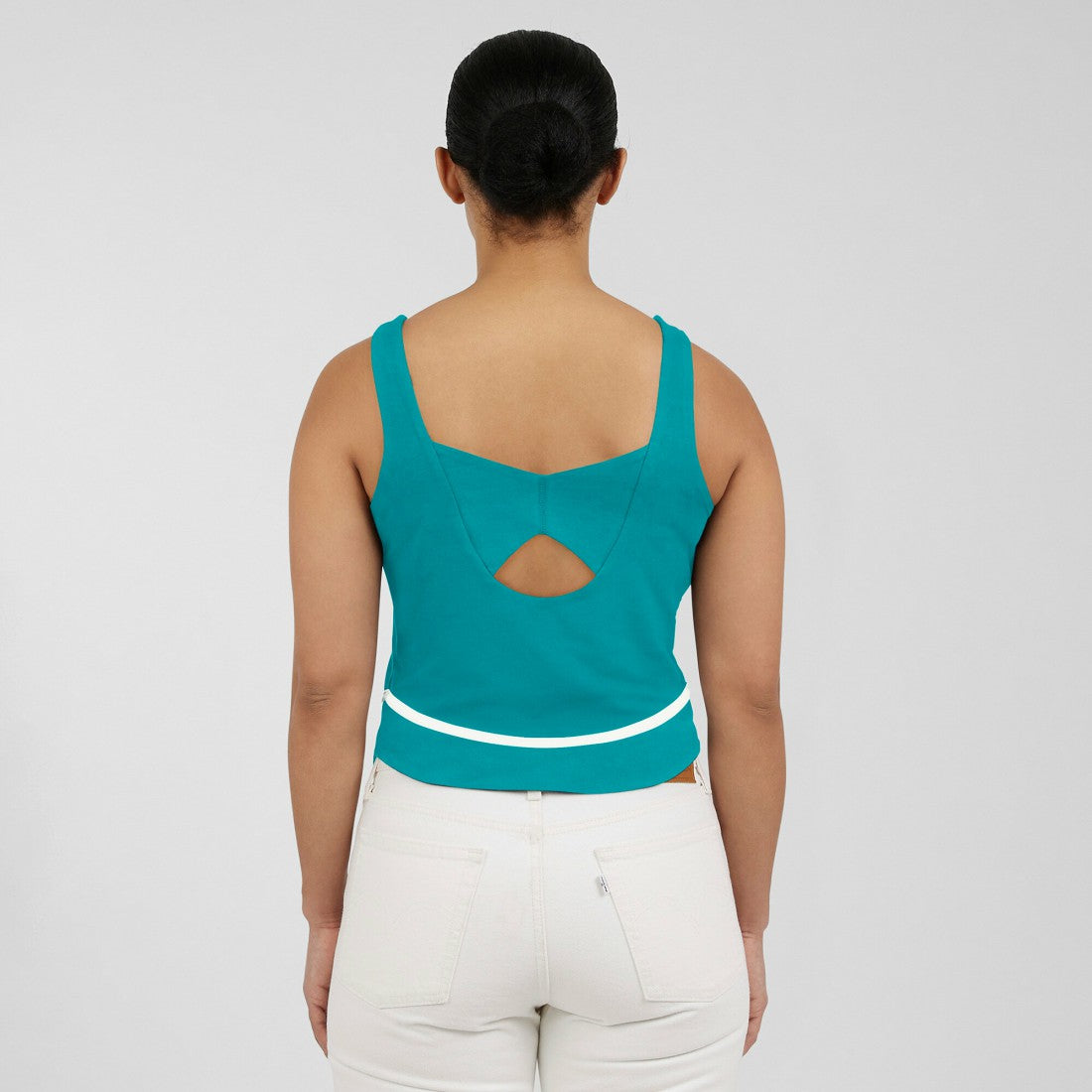 Miami Dolphins WEAR by Erin Andrews Women's Square Neck Tank Top - Aqua on sale