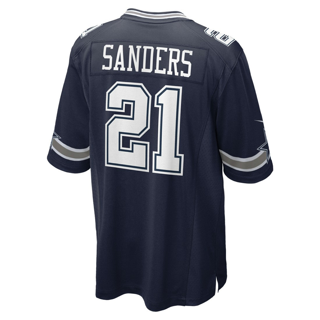 Deion Sanders Dallas Cowboys Team Retired Player Game Jersey - Navy for sale