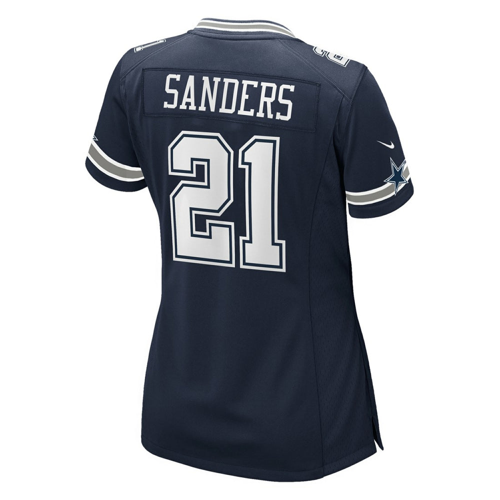 Deion Sanders Dallas Cowboys Women's Team Retired Player Game Jersey - Navy on sale