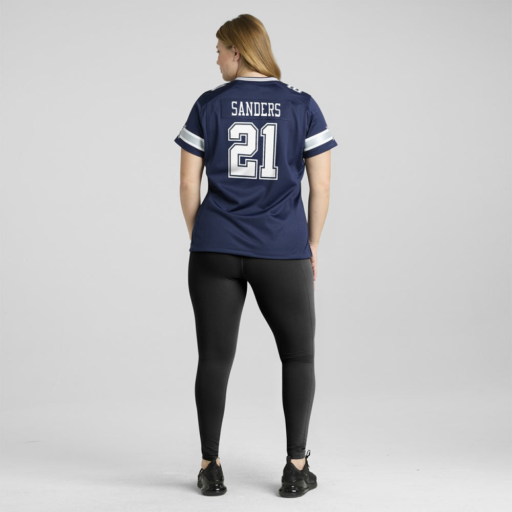 Deion Sanders Dallas Cowboys Women's Team Retired Player Game Jersey - Navy on sale