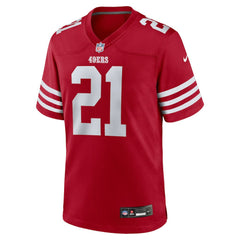 Deion Sanders San Francisco 49ers Team Retired Player Game Jersey - Scarlet discount