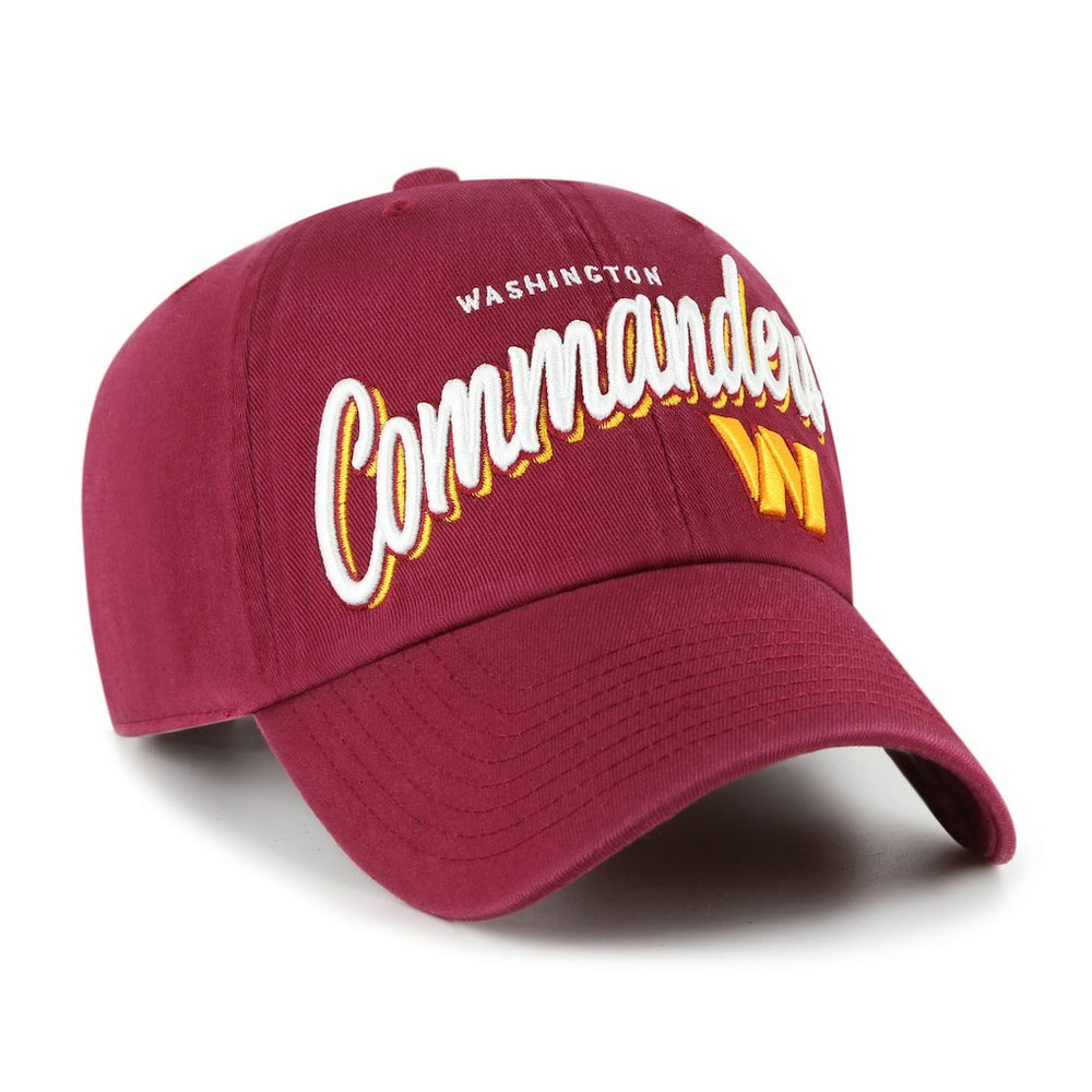 Washington Commanders '47 Women's Ariana Clean Up Adjustable Hat - Burgundy cheap