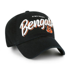 Cincinnati Bengals '47 Women's Ariana Clean Up Adjustable Hat - Black for sale