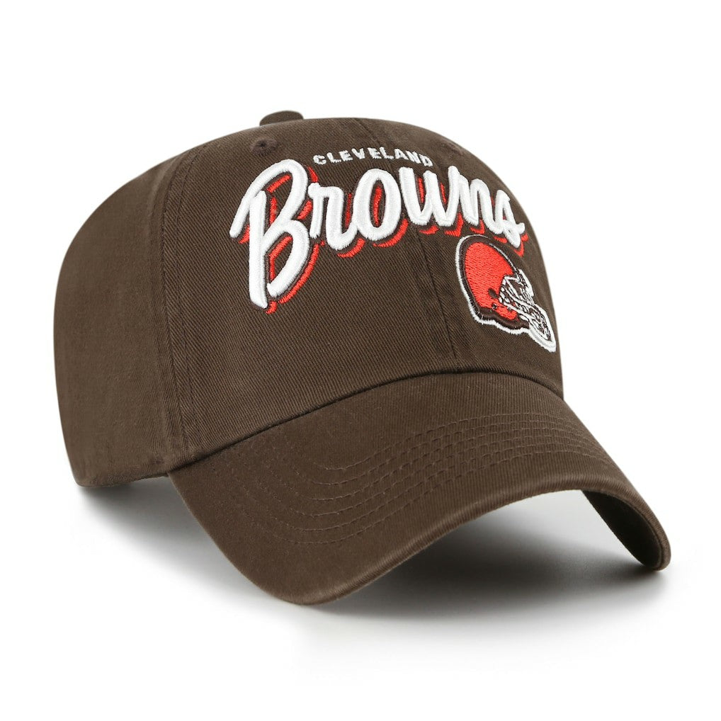 Cleveland Browns '47 Women's Ariana Clean Up Adjustable Hat - Brown sale