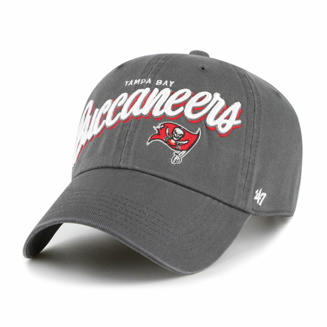Tampa Bay Buccaneers '47 Women's Ariana Clean Up Adjustable Hat - Graphite for sale