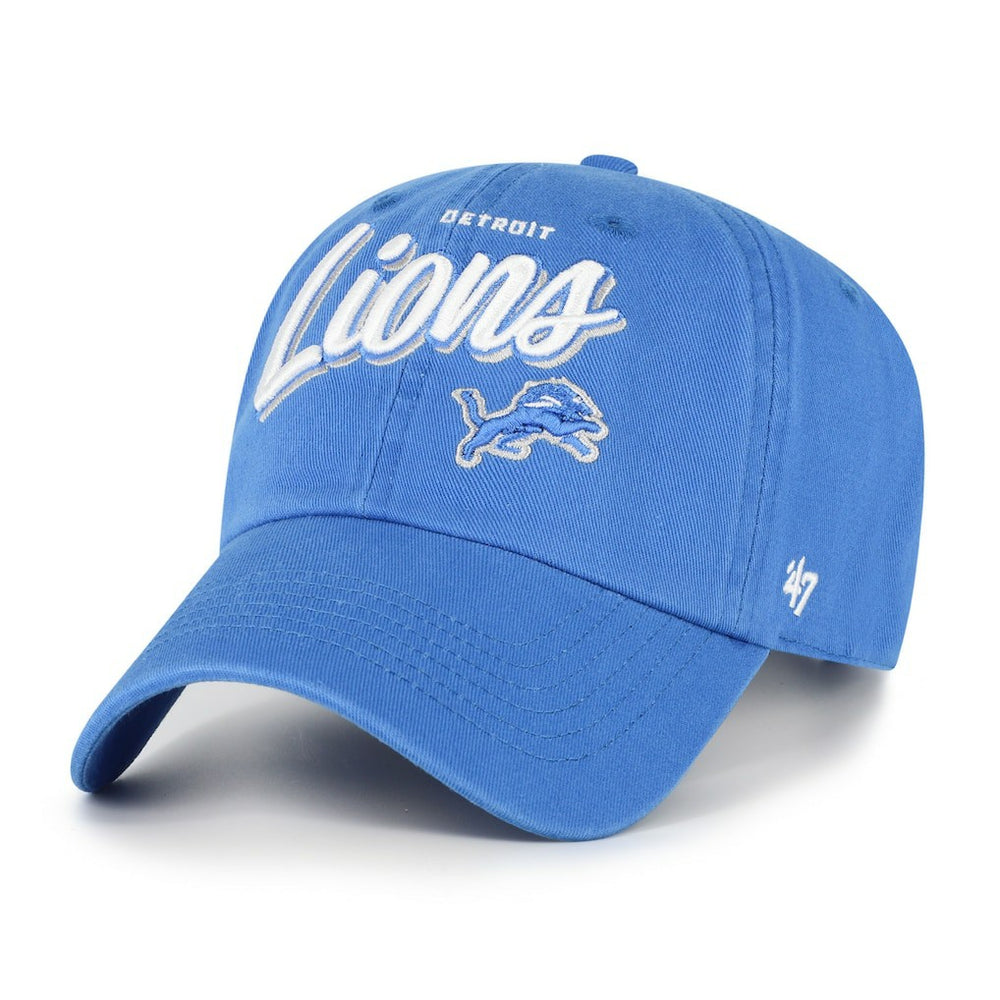 Detroit Lions '47 Women's Ariana Clean Up Adjustable Hat - Blue on sale