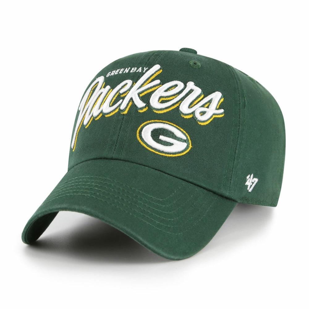 Green Bay Packers '47 Women's Ariana Clean Up Adjustable Hat - Green for sale