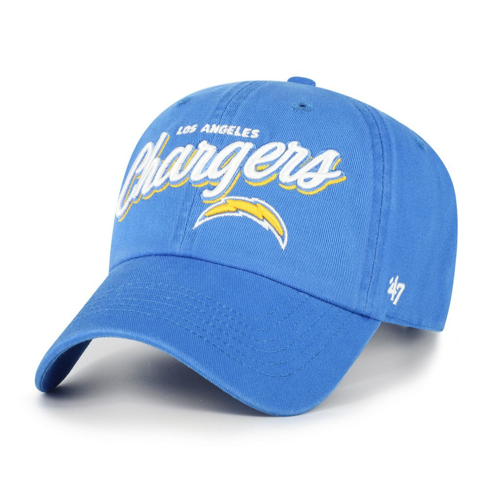 Los Angeles Chargers '47 Women's Ariana Clean Up Adjustable Hat - Powder Blue on sale