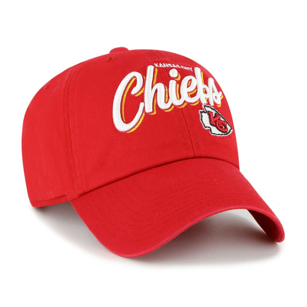 Kansas City Chiefs '47 Women's Ariana Clean Up Adjustable Hat - Red discount