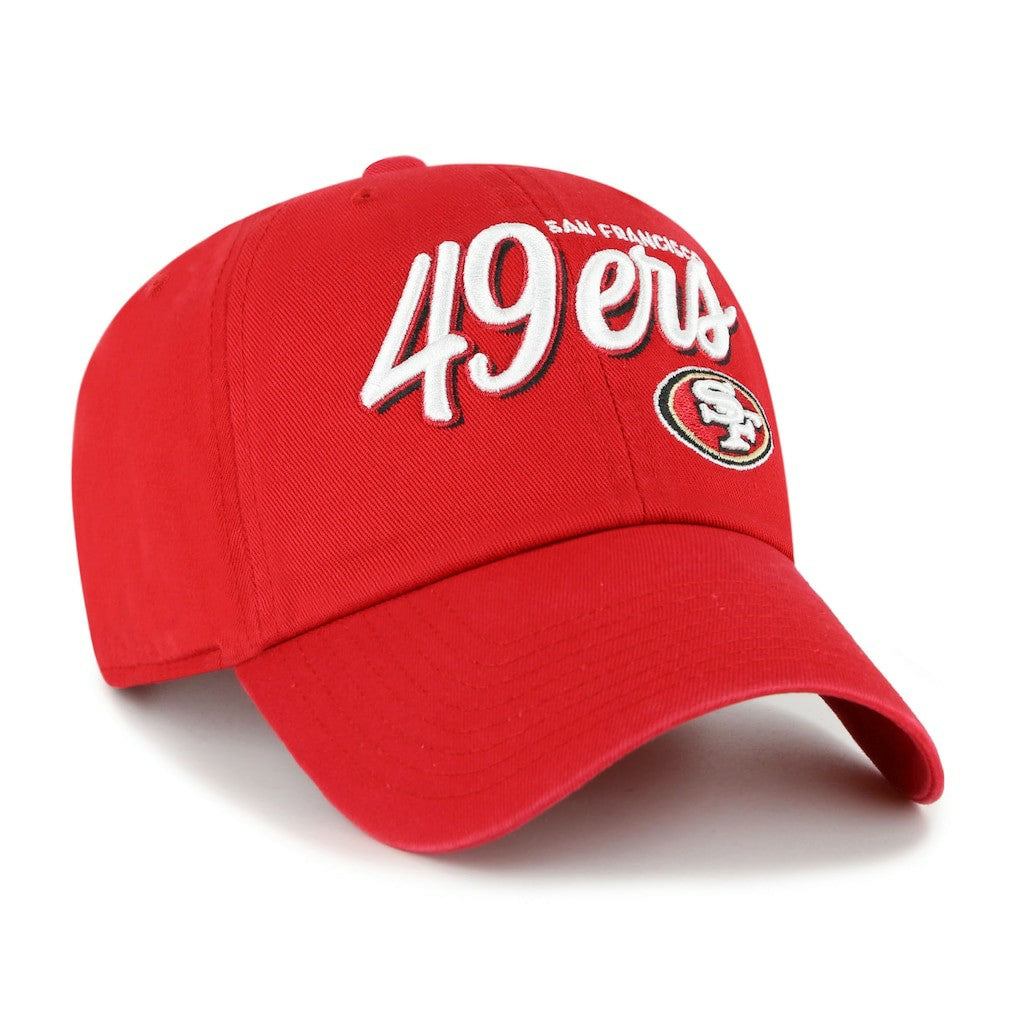 San Francisco 49ers '47 Women's Ariana Clean Up Adjustable Hat - Scarlet for sale