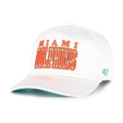 Miami Dolphins '47 Women's Outspoken Hitch Adjustable Hat - White online