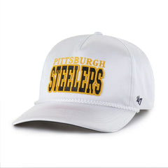Pittsburgh Steelers '47 Women's Outspoken Hitch Adjustable Hat - White on sale