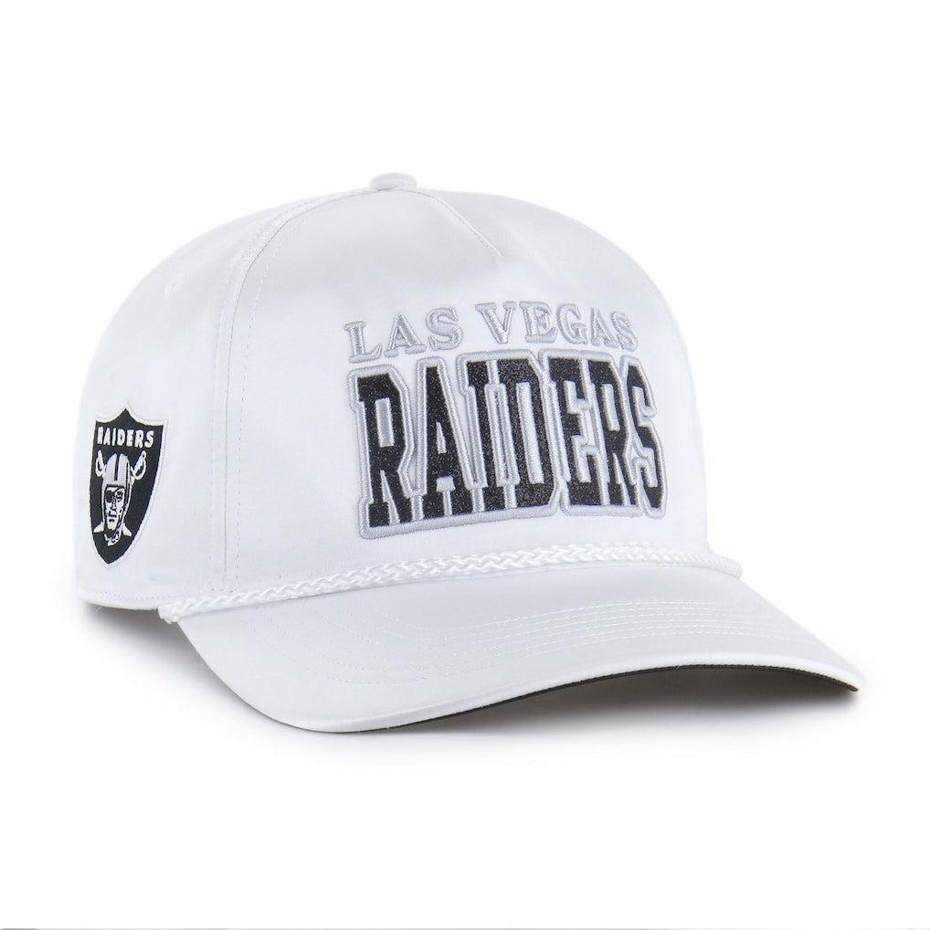 Las Vegas Raiders '47 Women's Outspoken Hitch Adjustable Hat - White on sale