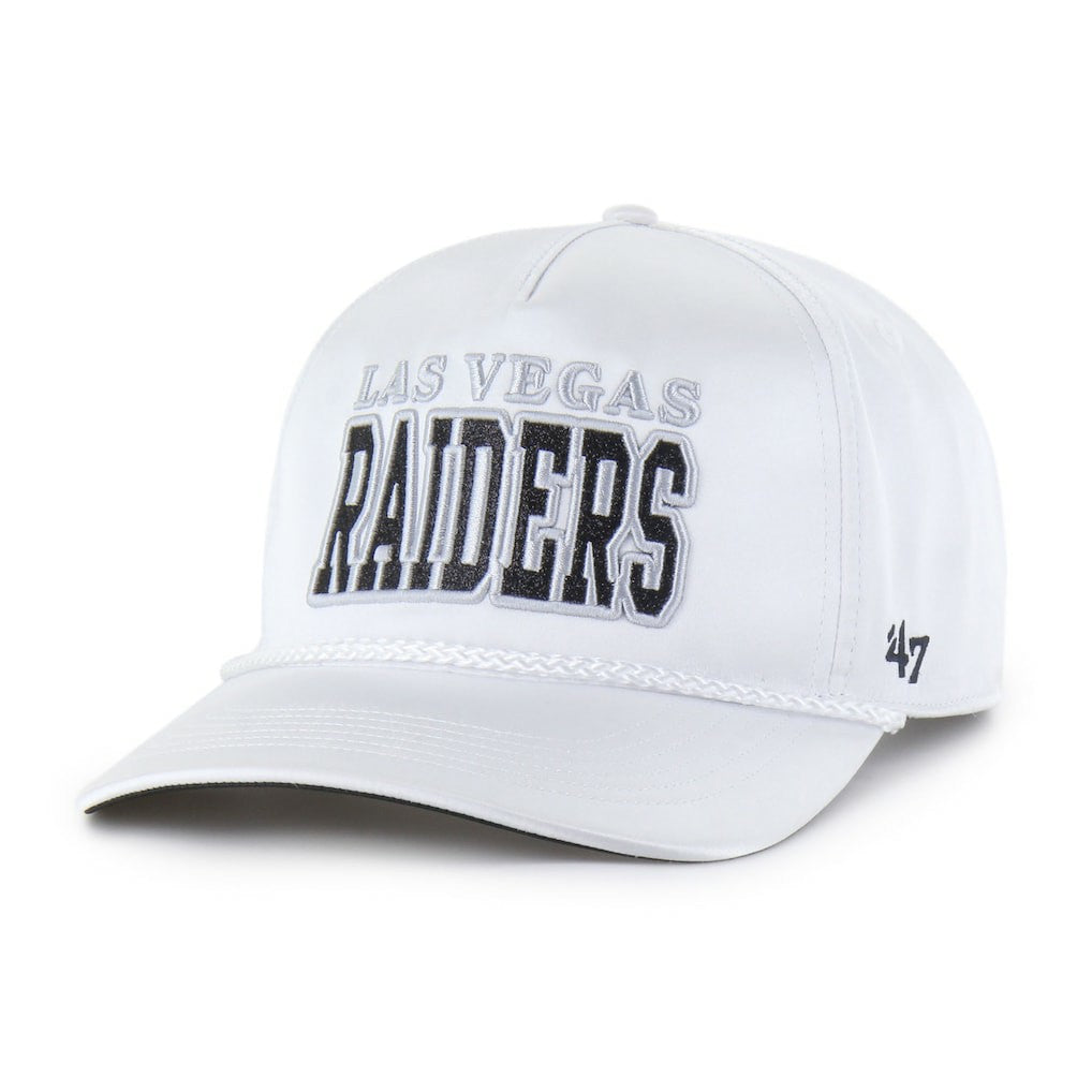 Las Vegas Raiders '47 Women's Outspoken Hitch Adjustable Hat - White on sale