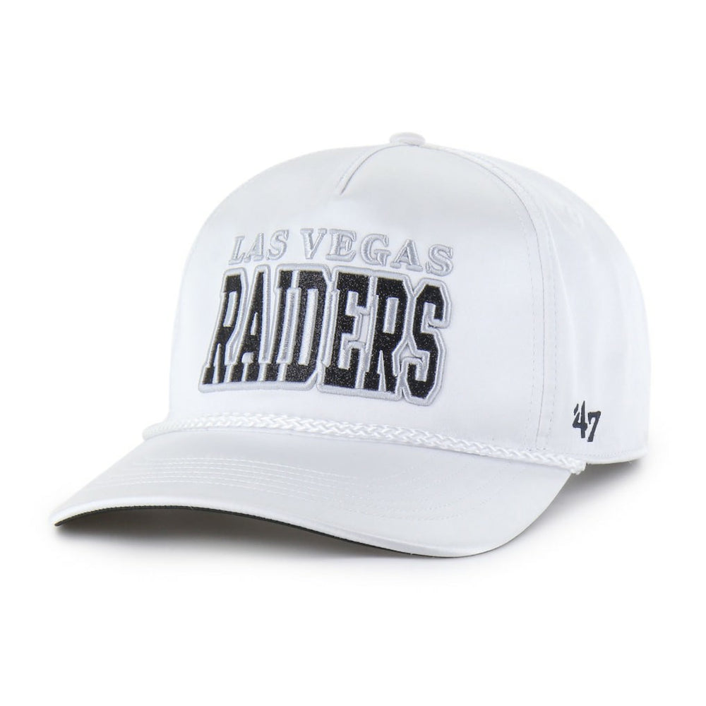 Las Vegas Raiders '47 Women's Outspoken Hitch Adjustable Hat - White on sale