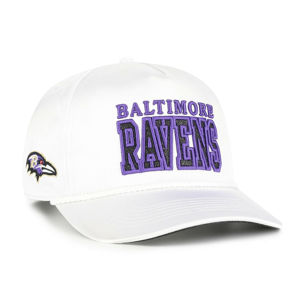Baltimore Ravens '47 Women's Outspoken Hitch Adjustable Hat - White outlet