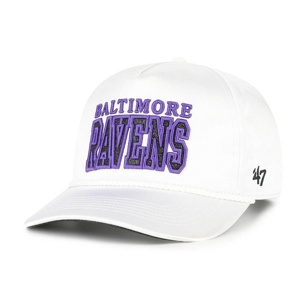 Baltimore Ravens '47 Women's Outspoken Hitch Adjustable Hat - White outlet