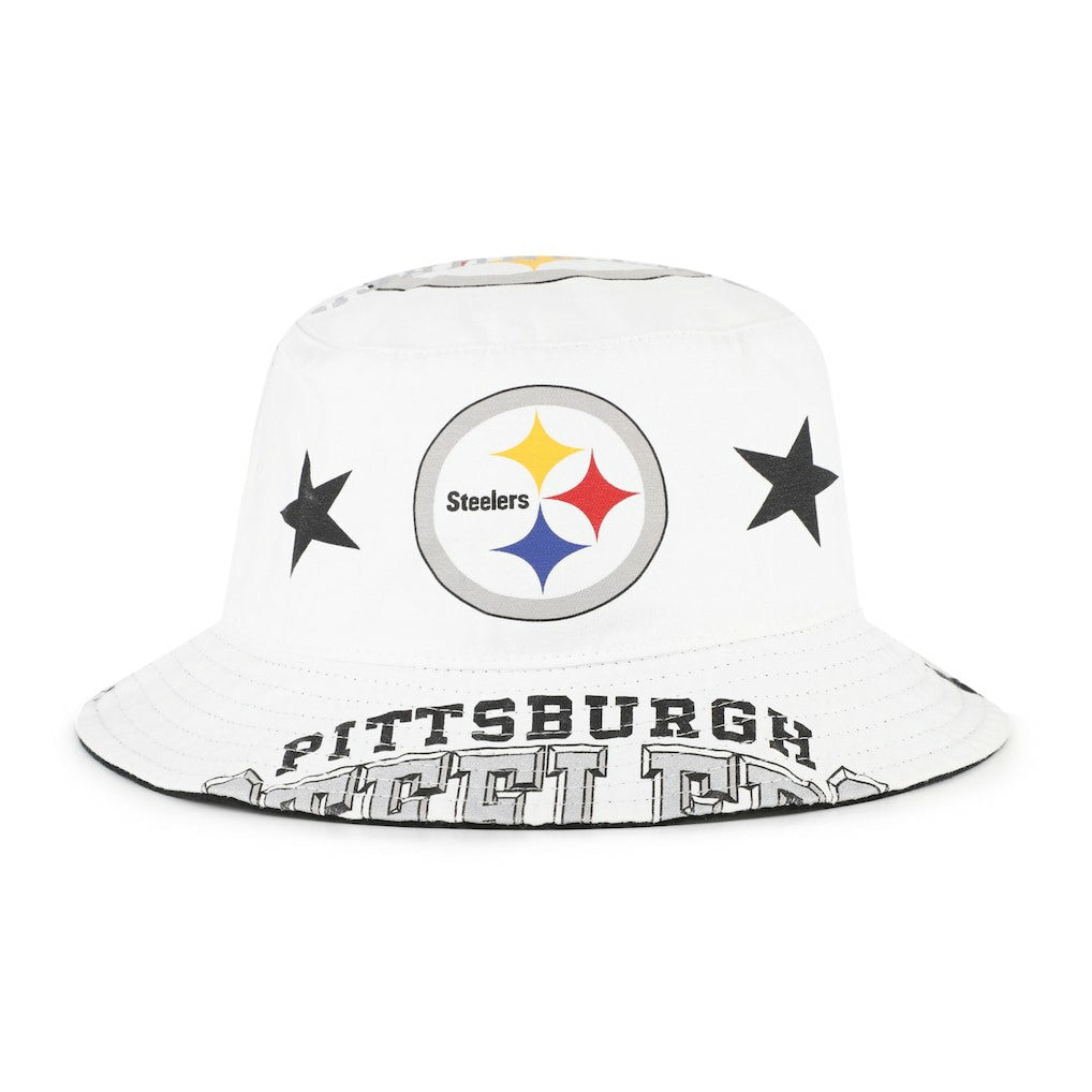 Pittsburgh Steelers '47 Women's Energize Bucket Hat - White for sale
