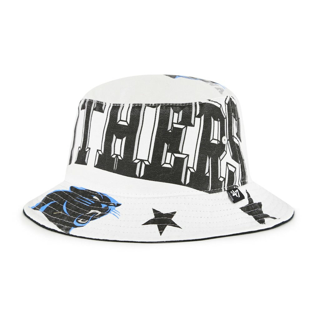 Carolina Panthers '47 Women's Energize Bucket Hat - White on sale
