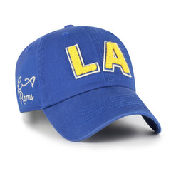 Los Angeles Rams '47 Women's Zoey Clean Up Adjustable Hat - Royal cheap