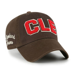 Cleveland Browns '47 Women's Zoey Clean Up Adjustable Hat - Brown cheap