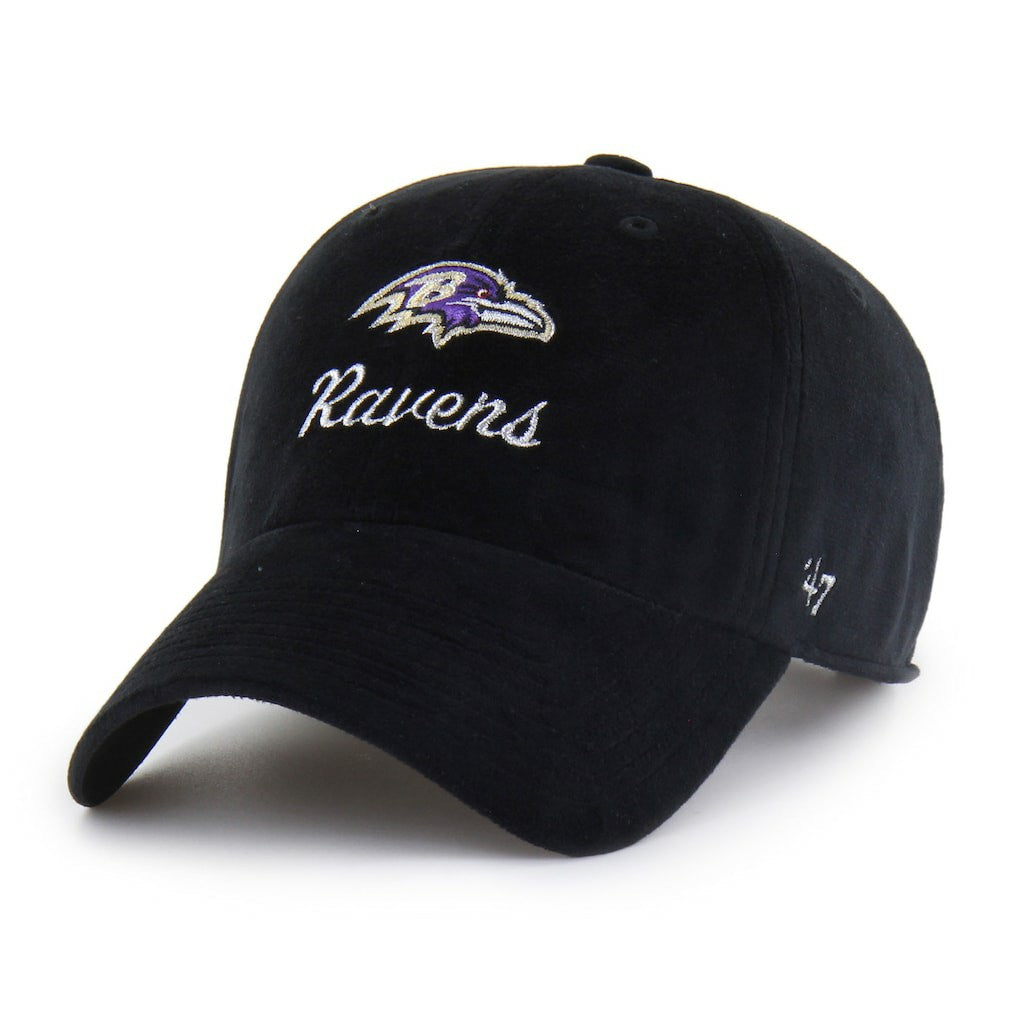 Baltimore Ravens '47 Women's Spirited Clean Up Adjustable Hat - Black for sale