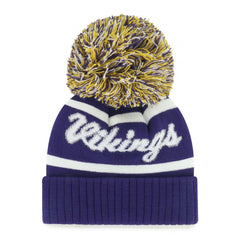 Minnesota Vikings '47 Women's Spirited Cuffed Knit Hat with Pom - Purple outlet