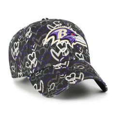 Baltimore Ravens '47 Girls Youth Mural Clean Up Adjustable Hat - Black discount