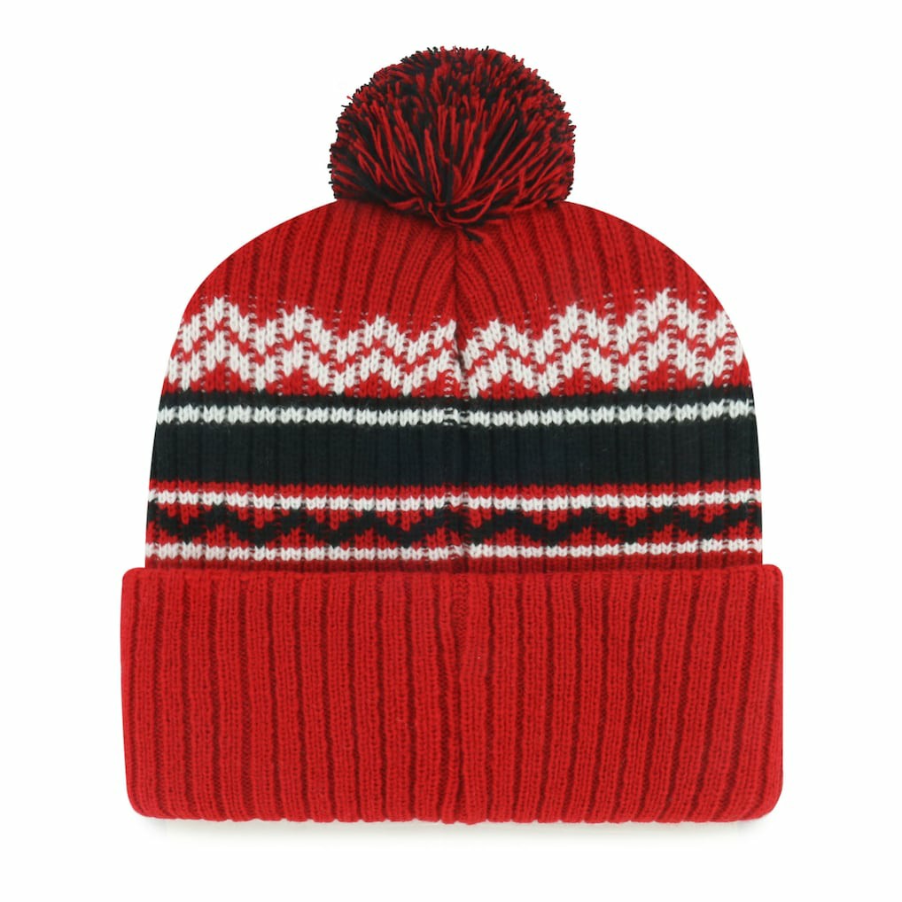 San Francisco 49ers '47 Youth Polar Vortex Cuffed Knit Hat with Pom - Scarlet sale