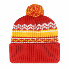 Kansas City Chiefs '47 Youth Polar Vortex Cuffed Knit Hat with Pom - Red cheap