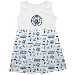 Manchester City Vive La Fete Girls Infant Impressions Artwork Tank Top Dress Discount - White