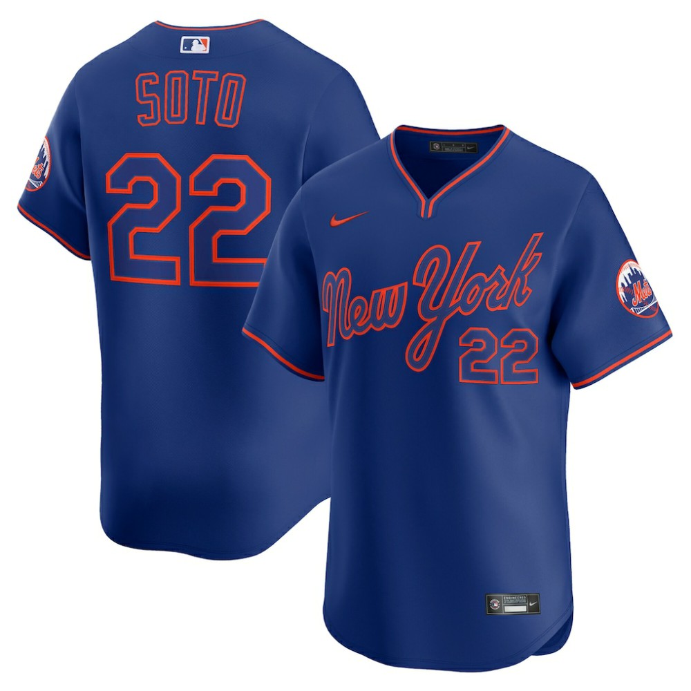 Juan Soto New York Mets Alternate Limited Player Jersey Royal