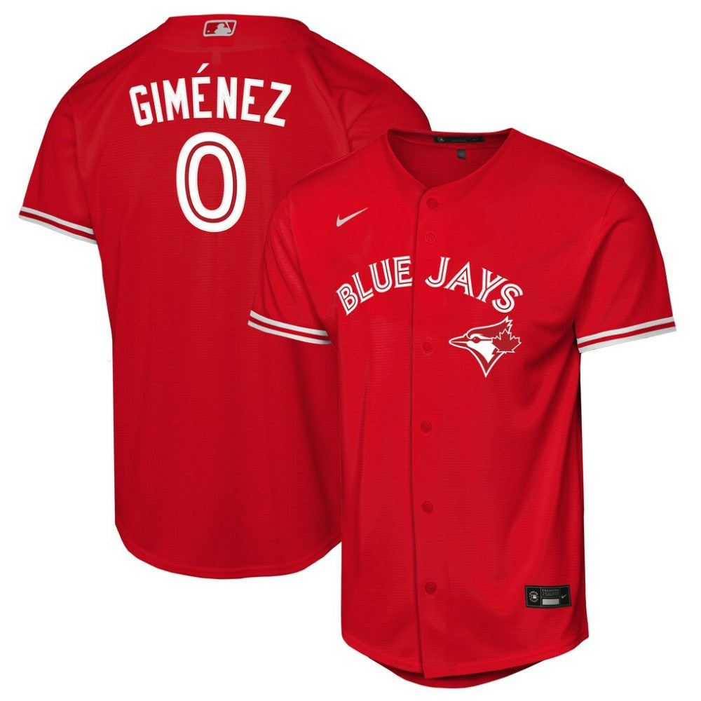 Andrés Giménez Toronto Blue Jays Youth Canada Day Replica Jersey Red