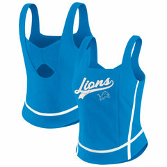 Detroit Lions WEAR by Erin Andrews Women's Square Neck Tank Top - Blue discount