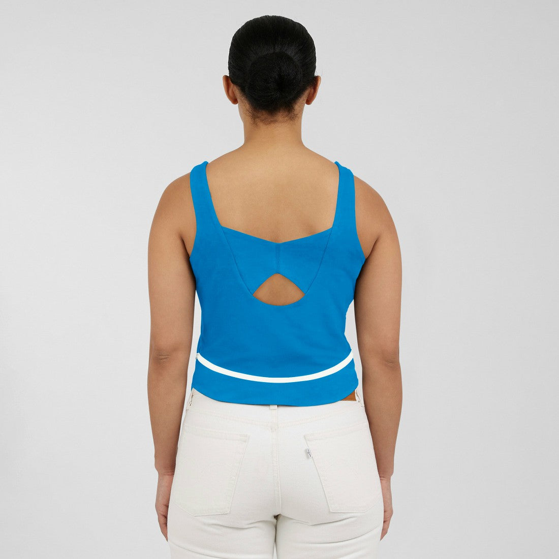 Detroit Lions WEAR by Erin Andrews Women's Square Neck Tank Top - Blue discount