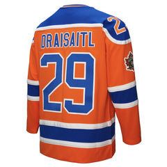 Leon Draisaitl Edmonton Oilers Mitchell & Ness Power Play Jersey - Orange Jerseys