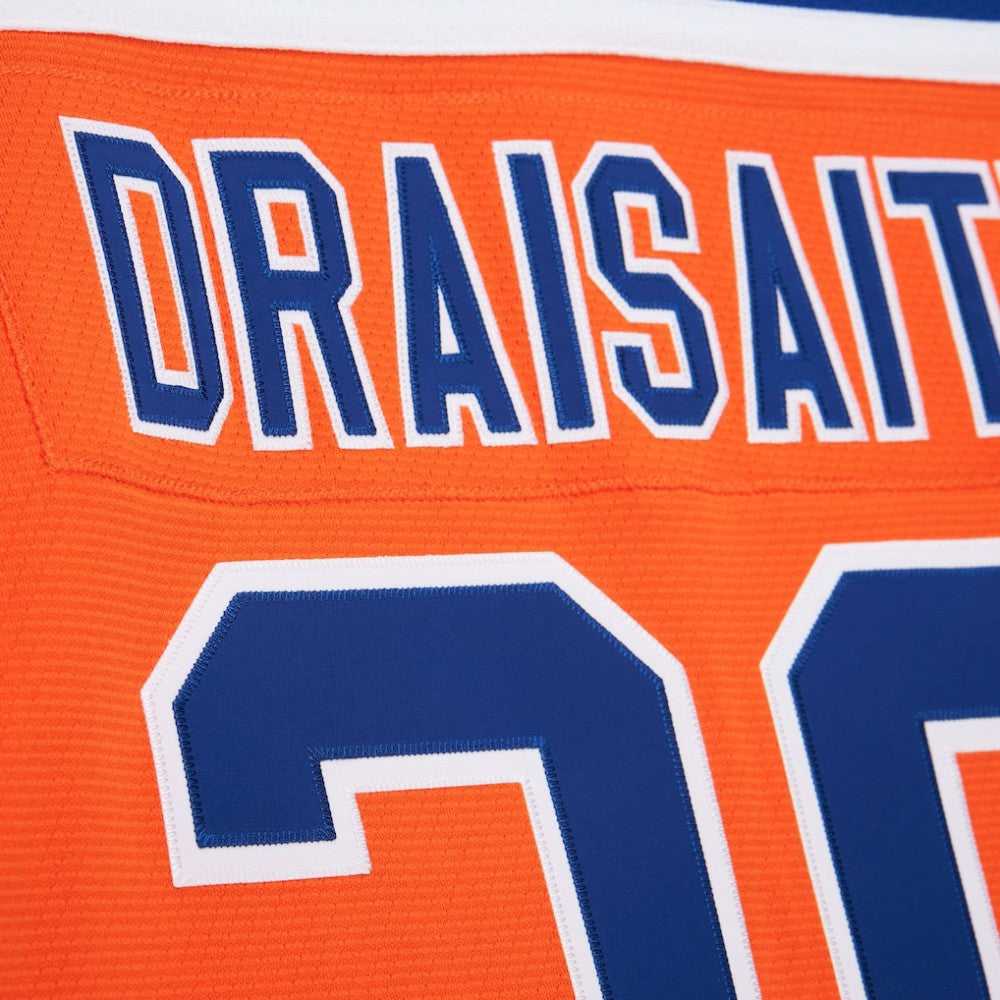 Leon Draisaitl Edmonton Oilers Mitchell & Ness Power Play Jersey - Orange Jerseys