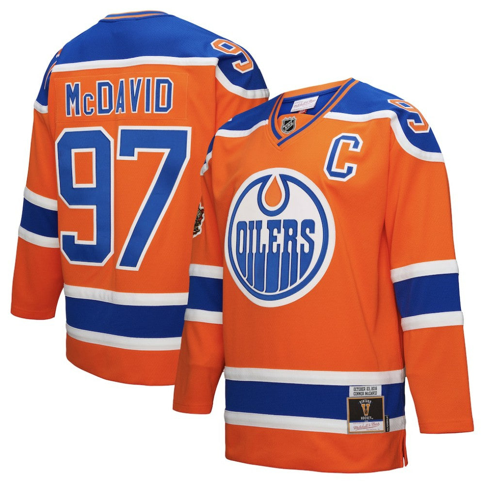 Connor McDavid Edmonton Oilers Mitchell & Ness Power Play Jersey - Orange Jerseys