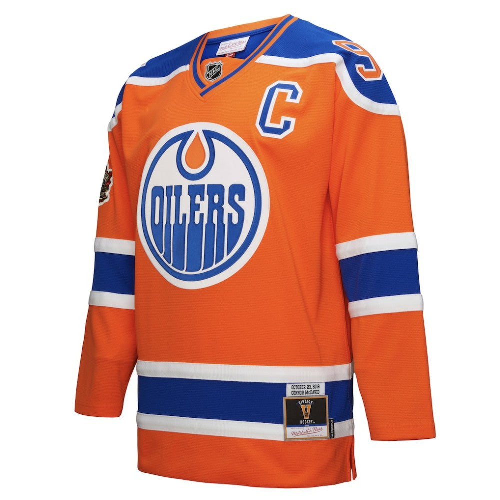 Connor McDavid Edmonton Oilers Mitchell & Ness Power Play Jersey - Orange Jerseys