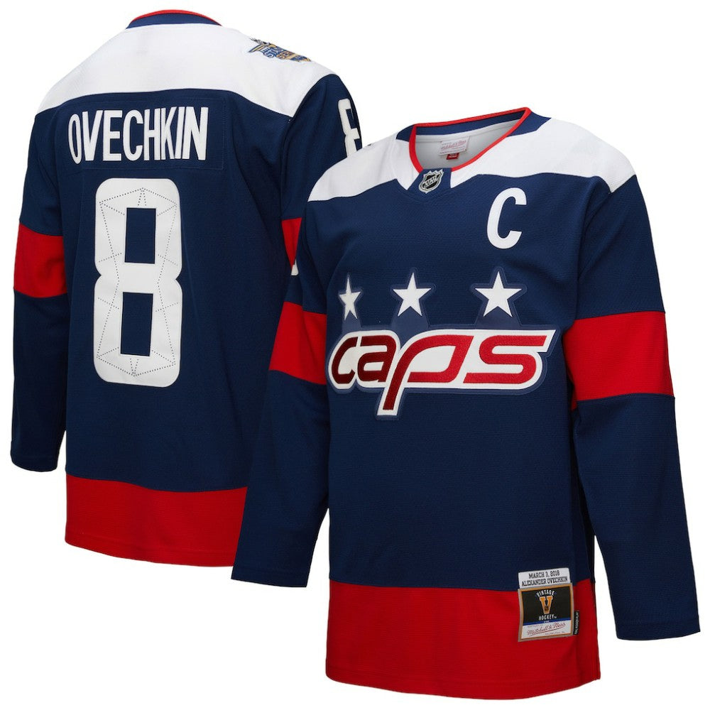 Alexander Ovechkin Washington Capitals Mitchell & Ness Power Play Jersey - Navy Jerseys