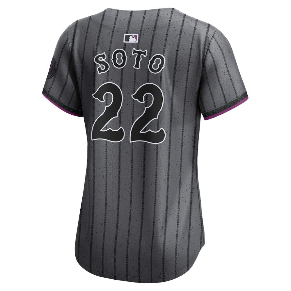 Juan Soto New York Mets Women's City Connect Limited Jersey Gray